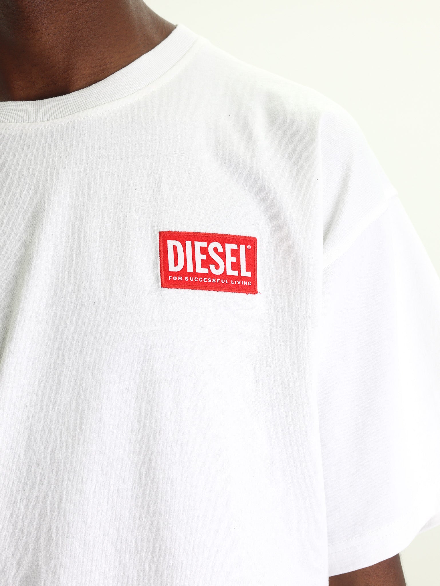 Diesel T-Shirt Boxt Lab White